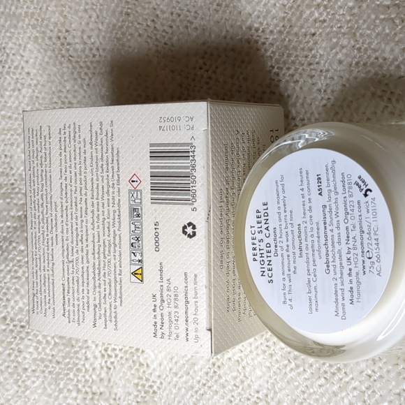 NEOM PERFECT NIGHT'S SLEEP SCENTED CANDLE (1 WICK), 75g/2.6oz - Picture 4 of 13